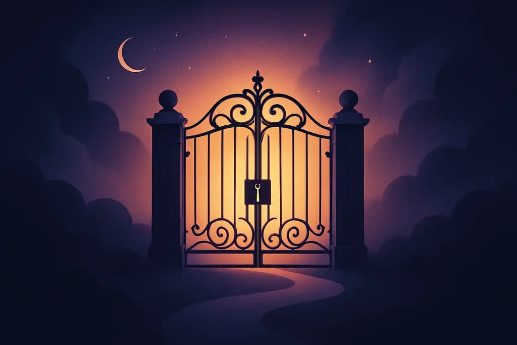 Dream illustration: Gates