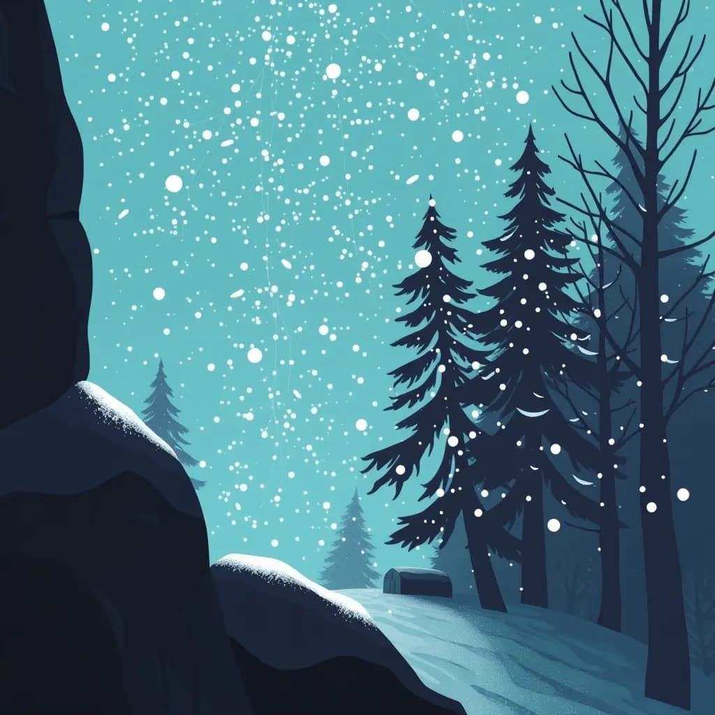 Dream illustration: Gentle snowfall