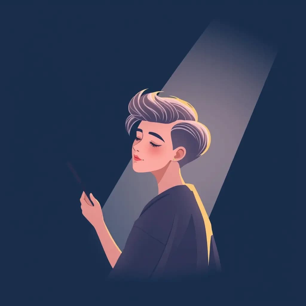 Dream illustration: Getting a dramatic haircut