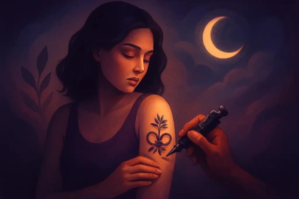 Dream illustration: Getting a Tattoo in a Dream