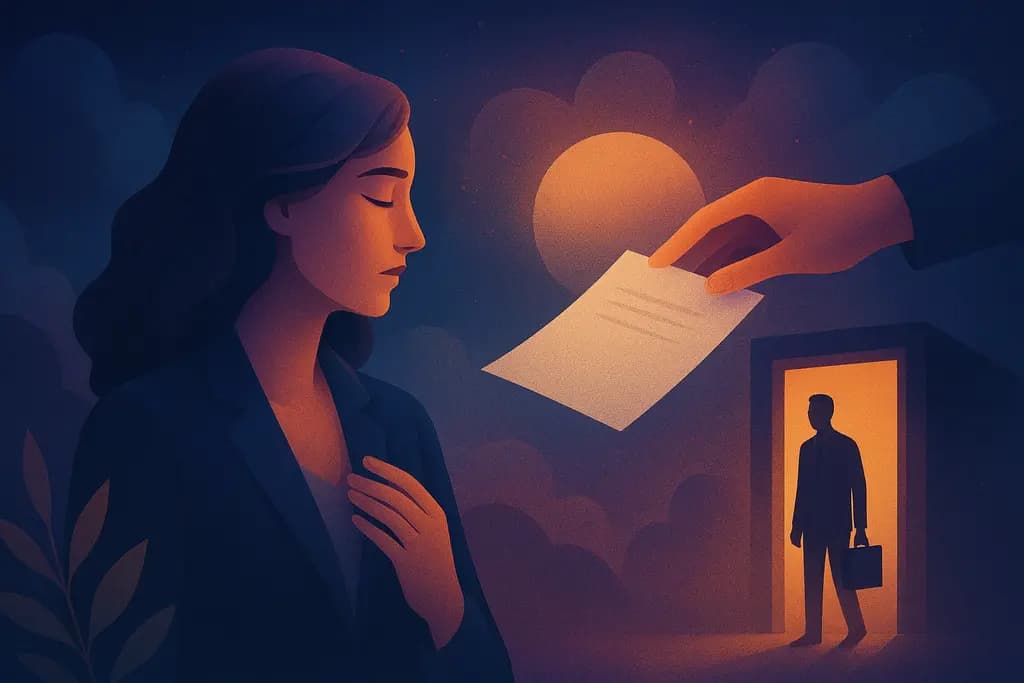 Dream illustration: Getting hired or starting a new job