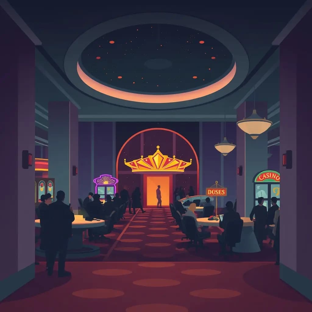 Dream illustration: Getting Lost in a Casino Hotel