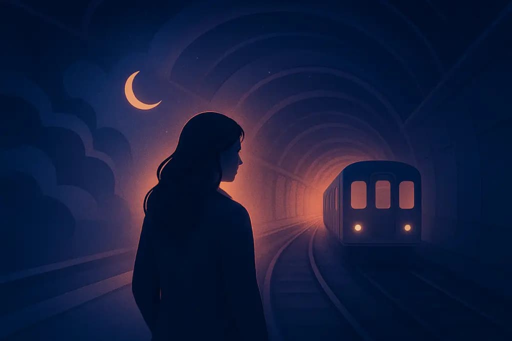 Dream illustration: Getting Lost in a Subway