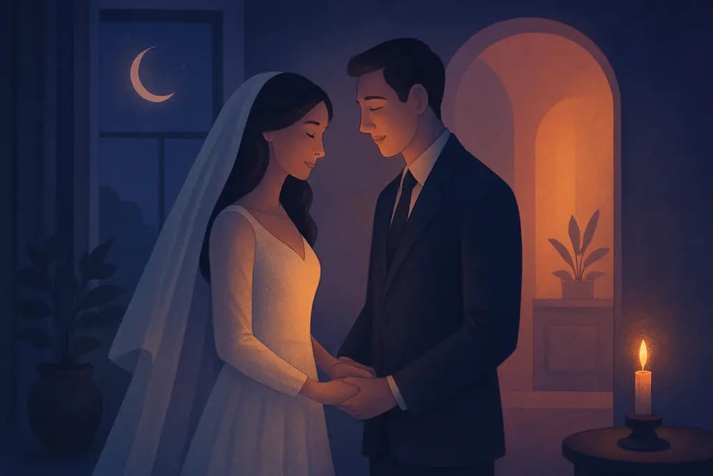 Dream illustration: getting married in my house dream