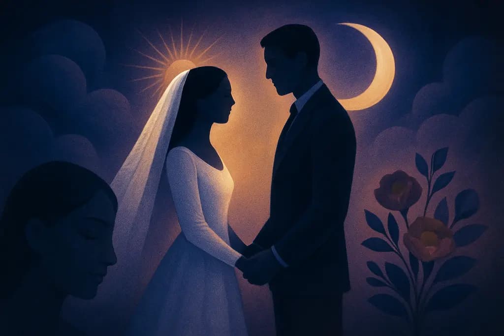 Dream illustration: Getting married or wedding dream