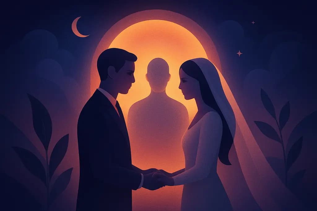 Dream illustration: Getting married (wedding ceremony)