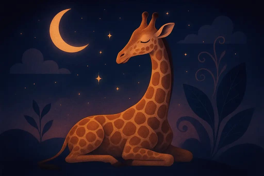 Dream illustration: Giraffes