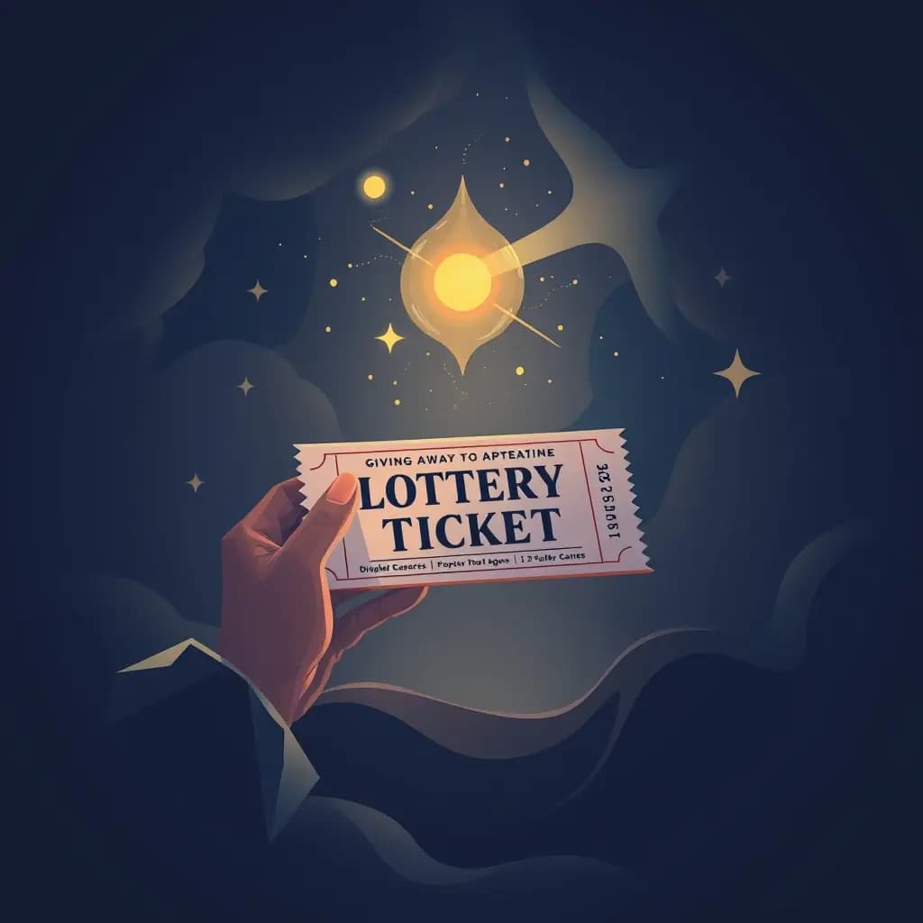 Dream illustration: Giving Away a Lottery Ticket