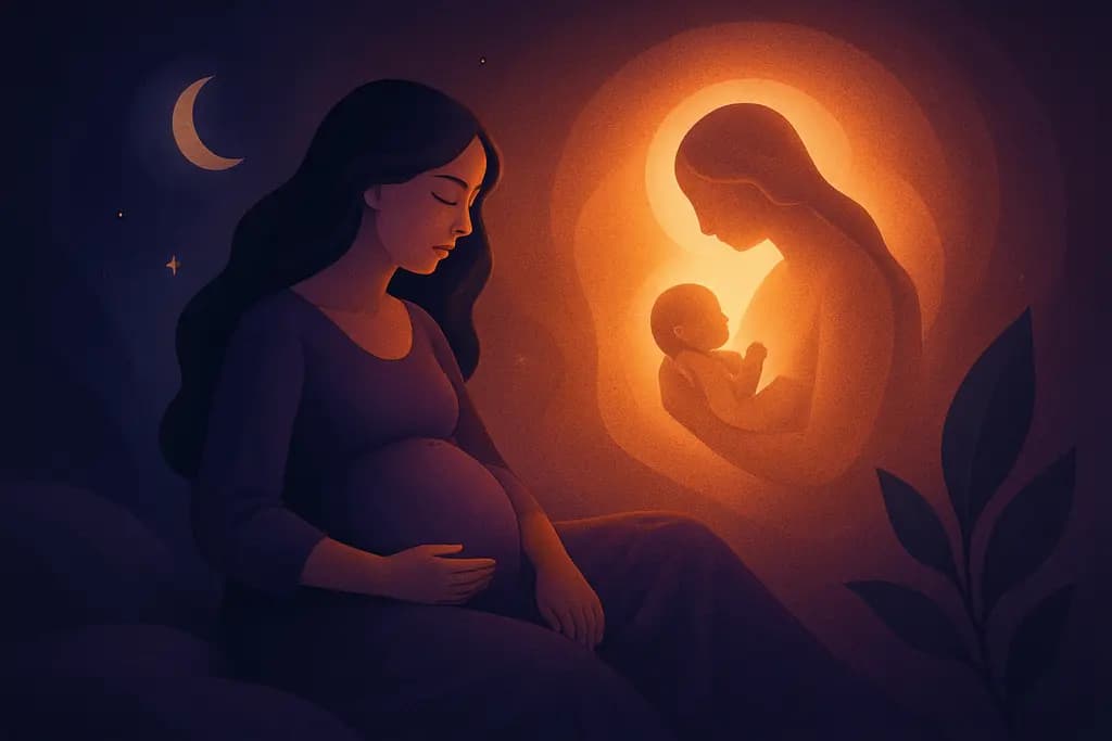 Dream illustration: Giving birth or seeing a birth