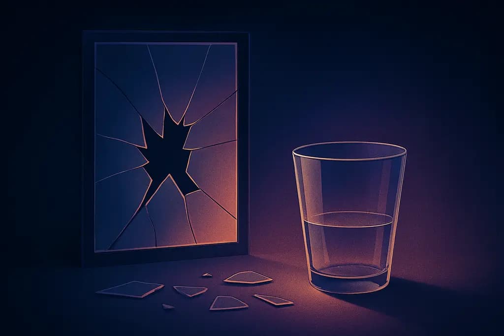 Dream illustration: Glass
