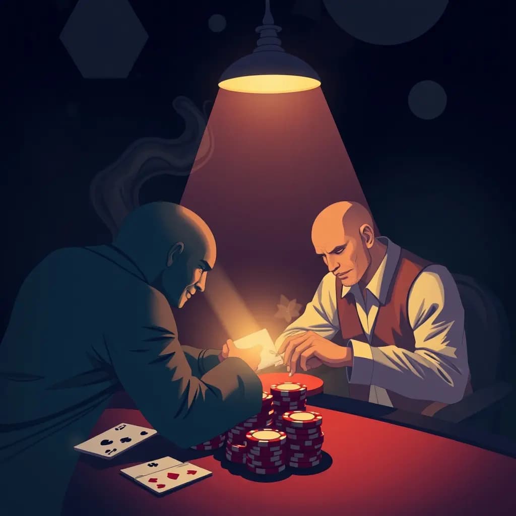 Dream illustration: Going All In at Poker