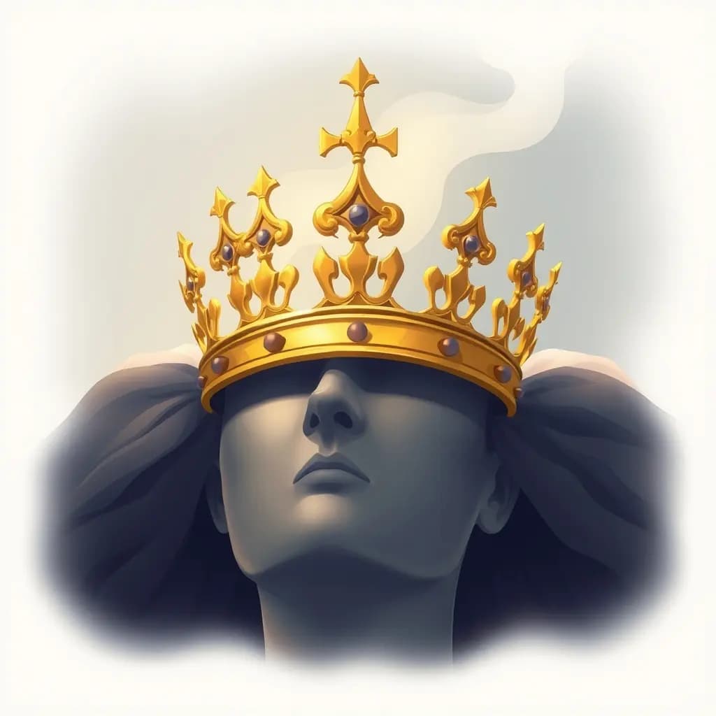 Dream illustration: Gold crown too heavy