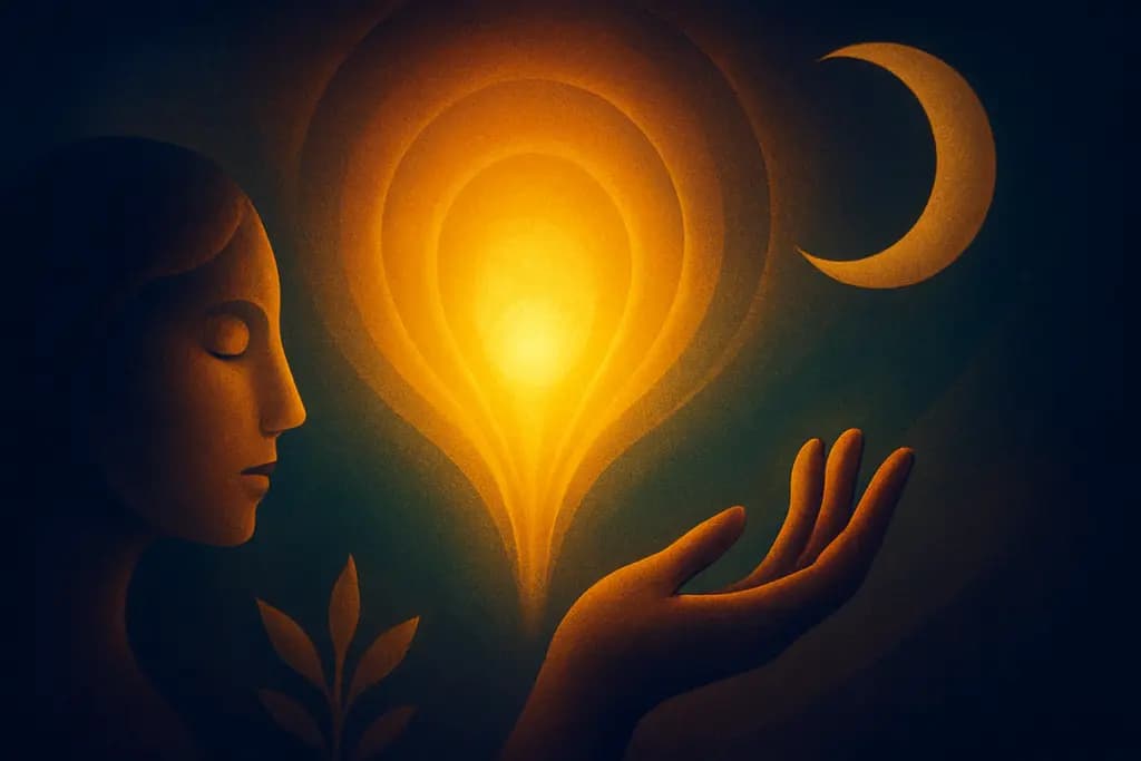 Dream illustration: Golden glow