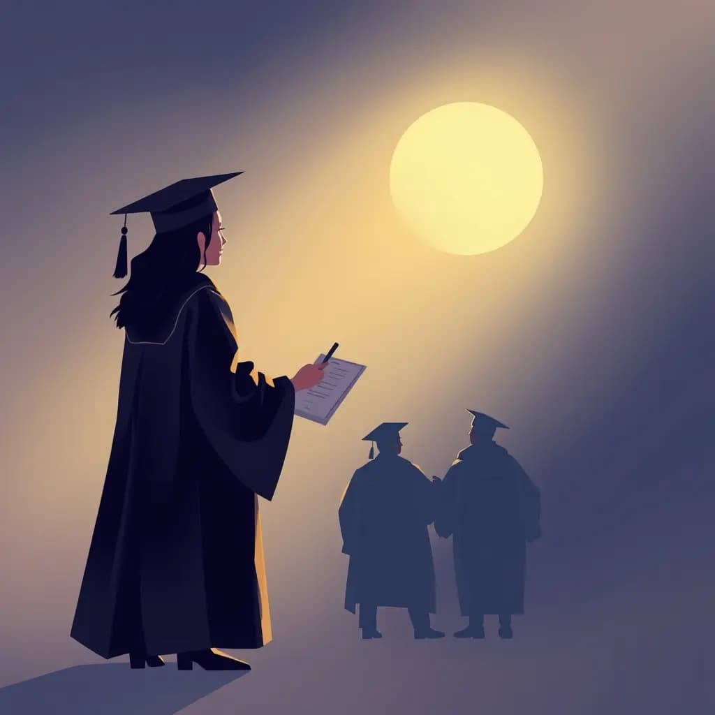 Dream illustration: Graduation without certificate