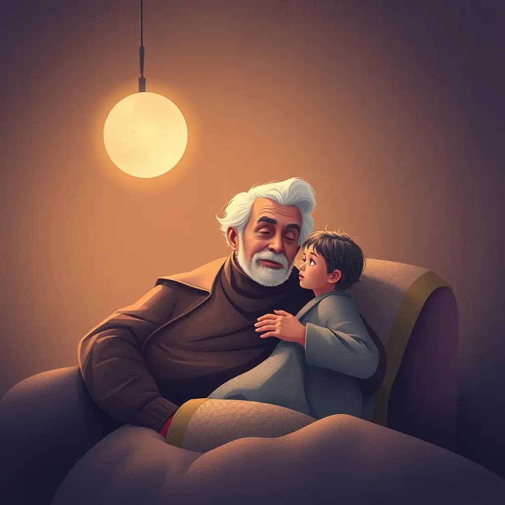 Dream illustration: Grandparent speaks unknown language
