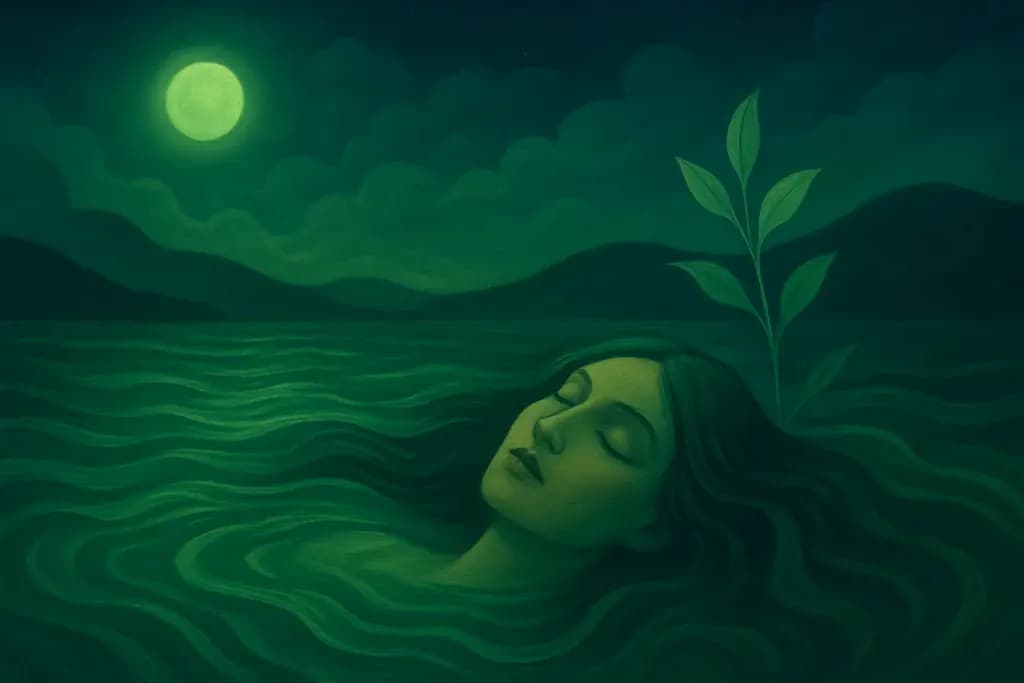 Dream illustration: Green Water