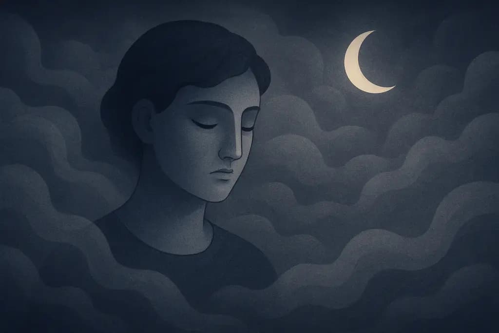 Dream illustration: Grey haze