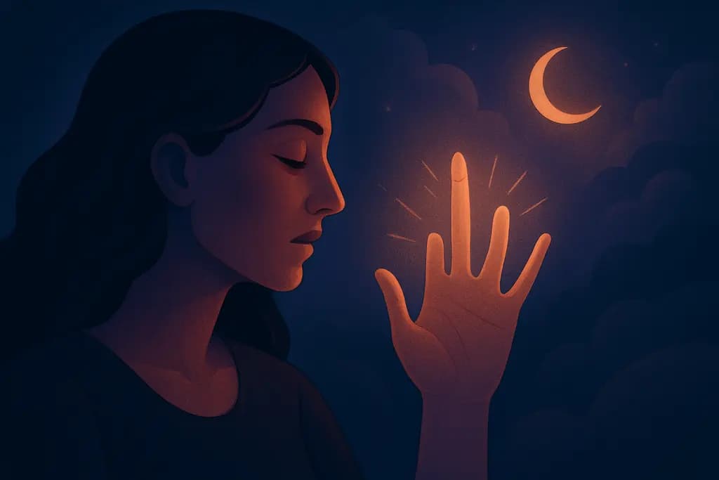 Dream illustration: Growing an extra finger overnight