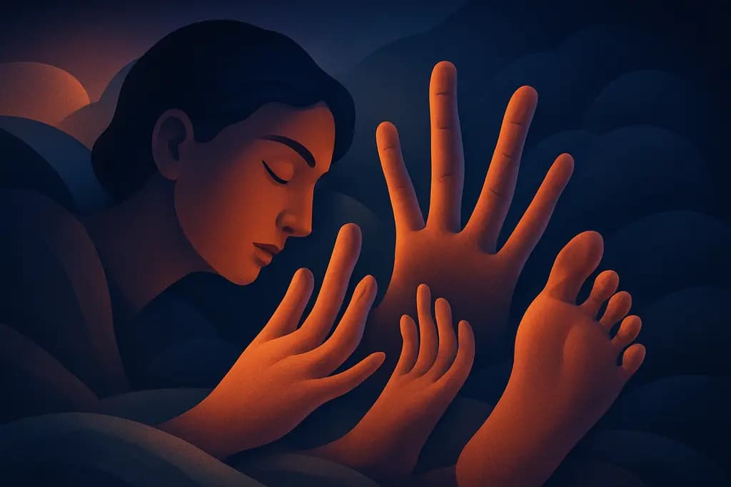 Dream illustration: Growing extra fingers or toes
