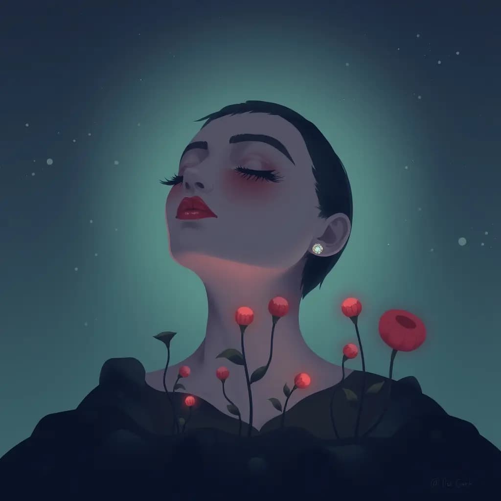 Dream illustration: Growing Piercings