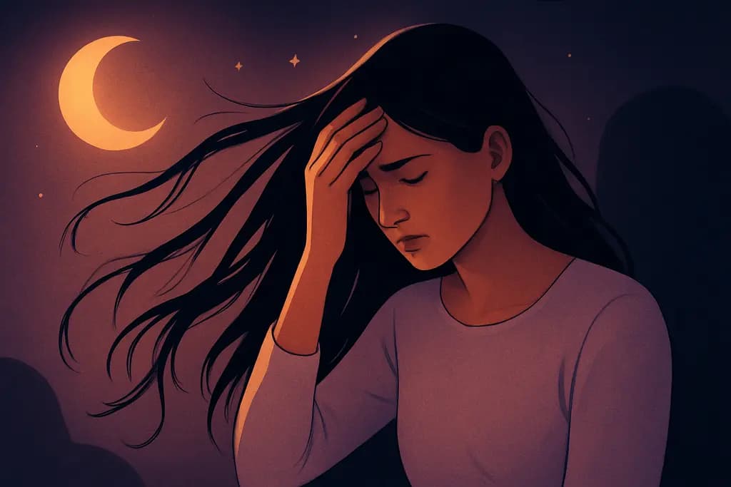 Dream illustration: Hair Falling Out