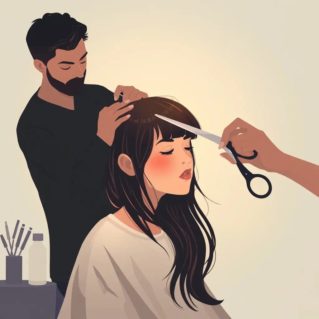 Dream illustration: Haircut