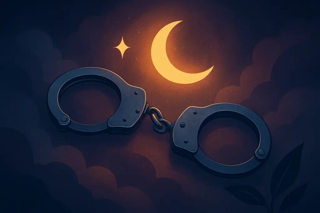 Dream illustration: Handcuffs