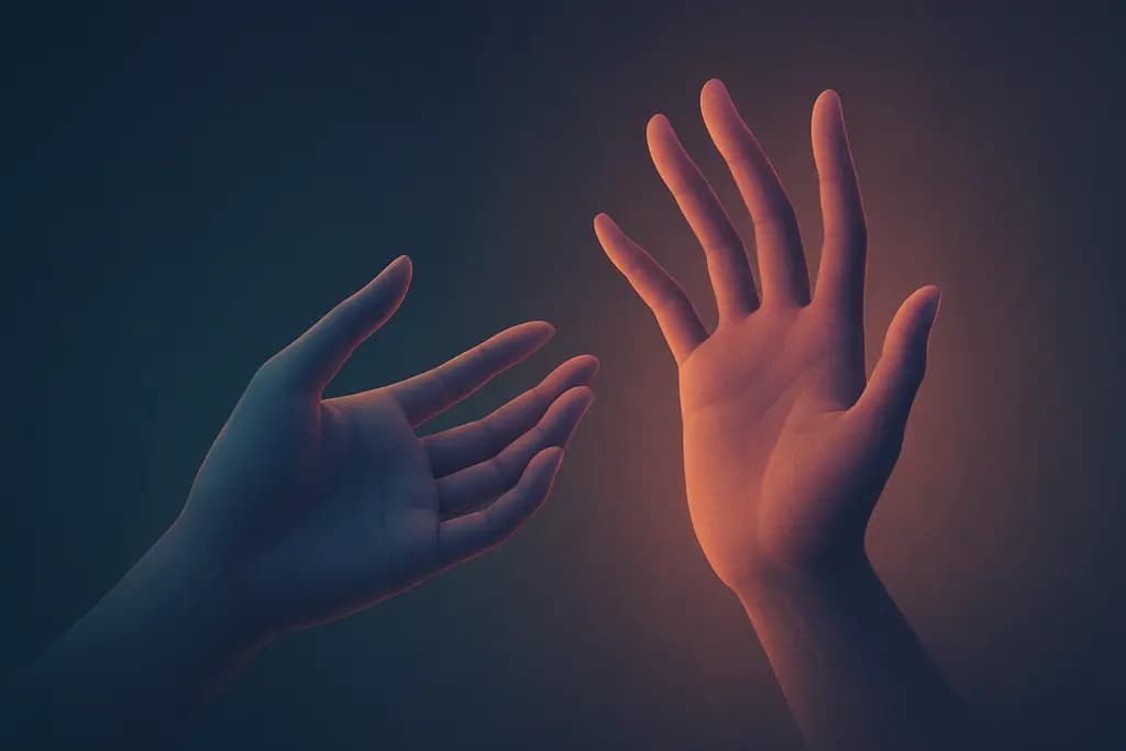 Dream illustration: Hands that won't obey you