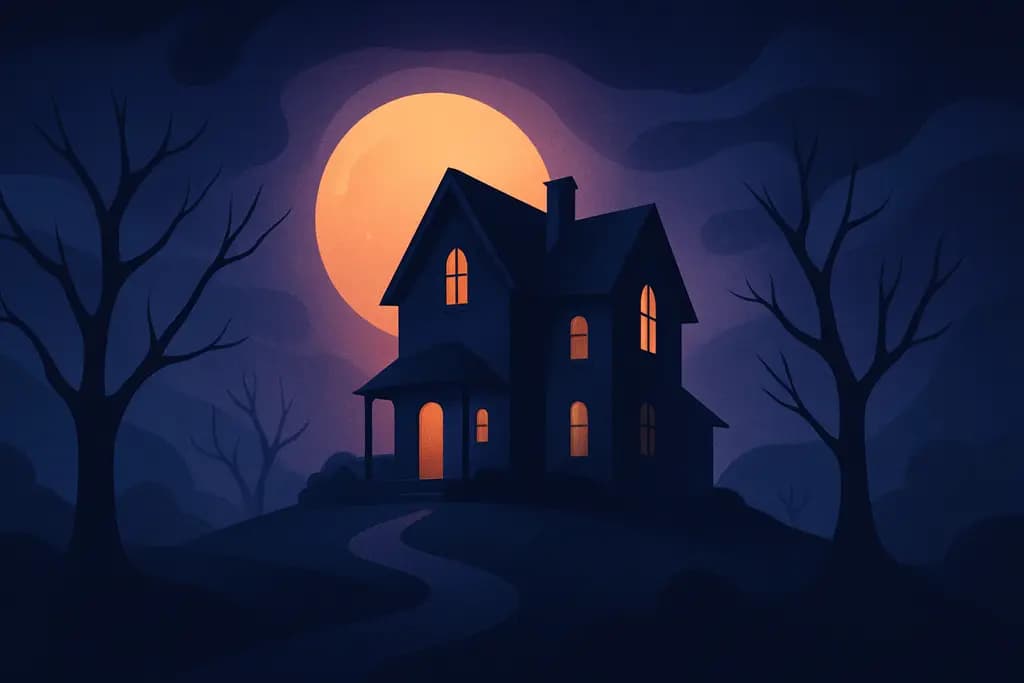 Dream illustration: Haunted Houses