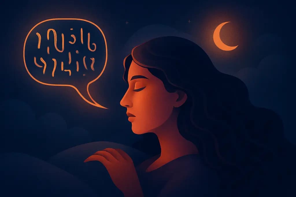 Dream illustration: Hearing an unknown language