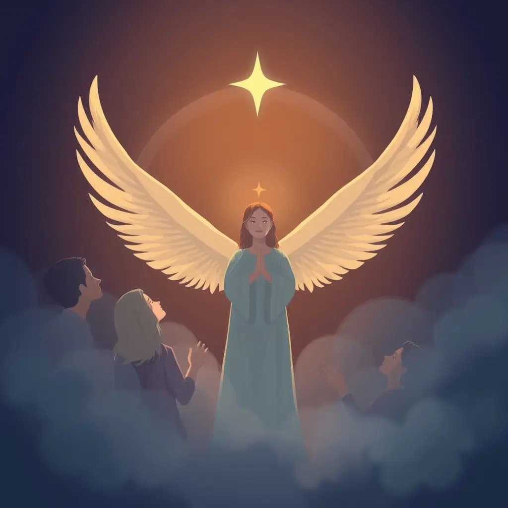 Dream illustration: Hearing angelic choir