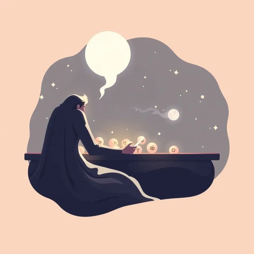 Dream illustration: Hearing Your Name in a Lottery Drawing
