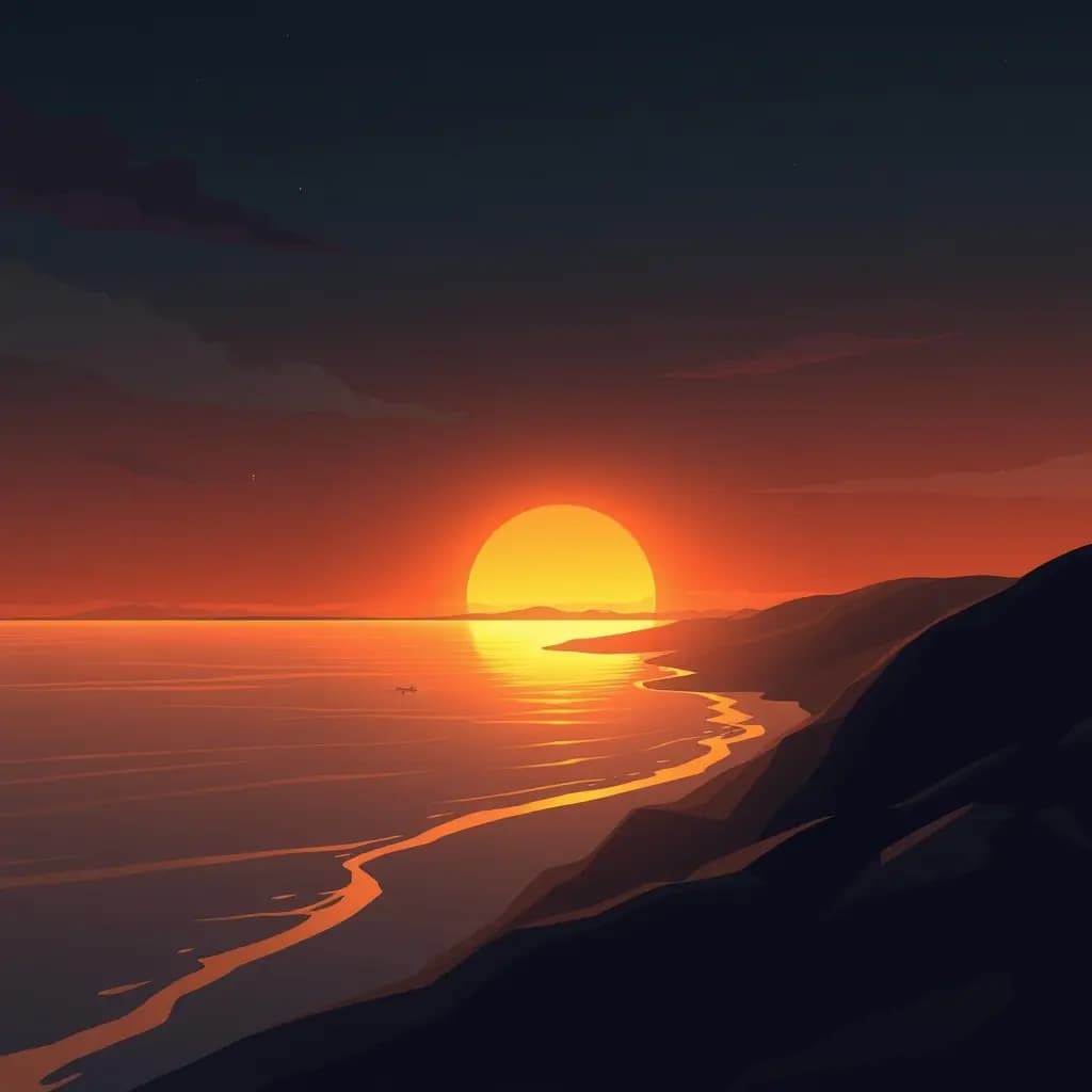 Dream illustration: Heat Mirage on the Horizon