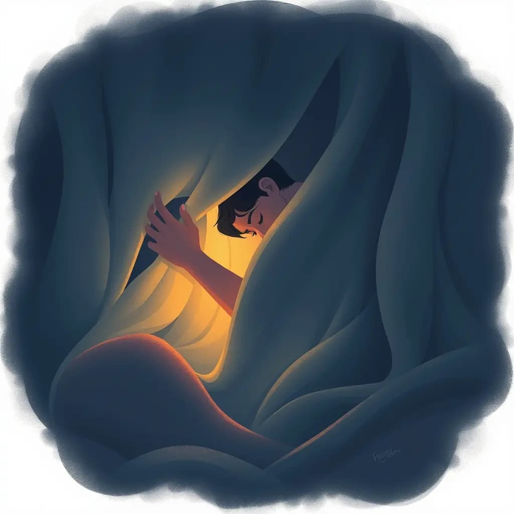 Dream illustration: Hiding from someone