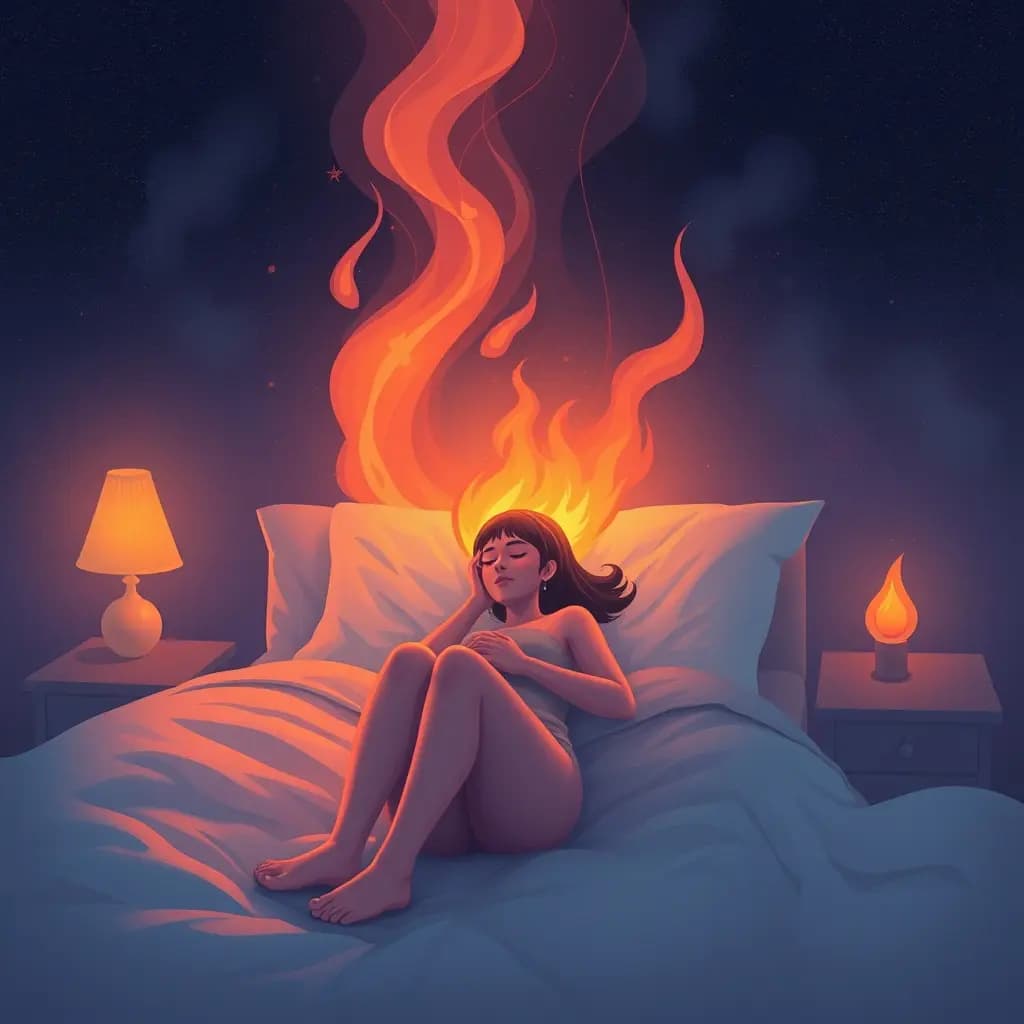 Dream illustration: High fever or burning up