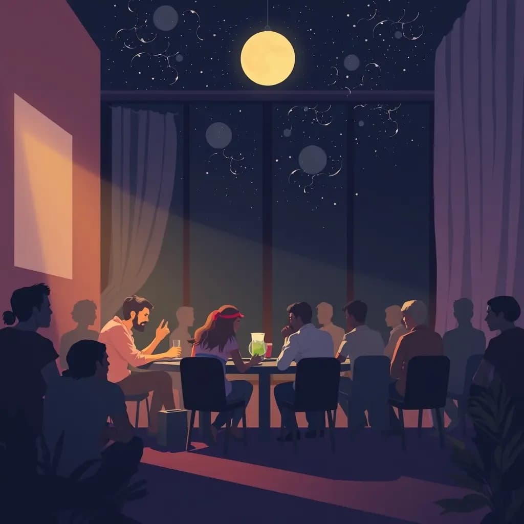 Dream illustration: High school or college reunion