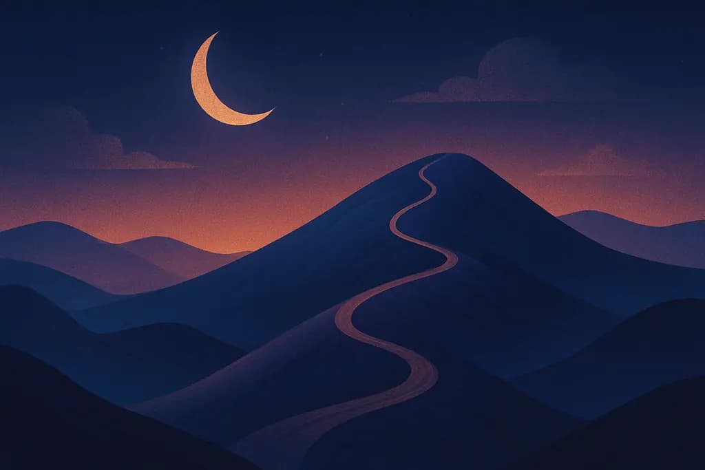 Dream illustration: Hills