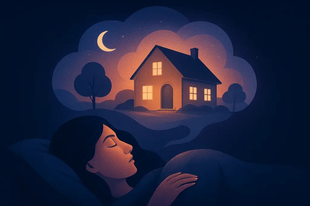 Dream illustration: Home