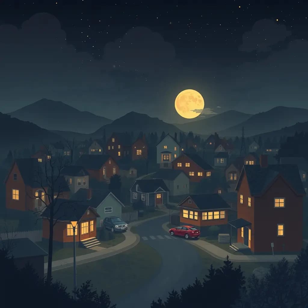 Dream illustration: Hometown altered or rearranged