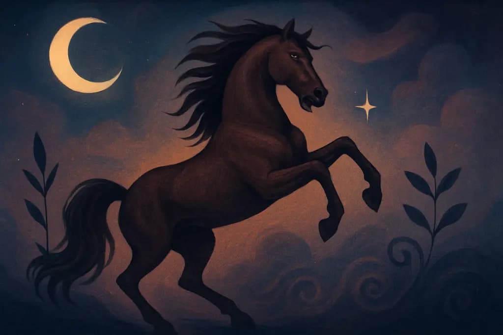 Dream illustration: Horse you can't control