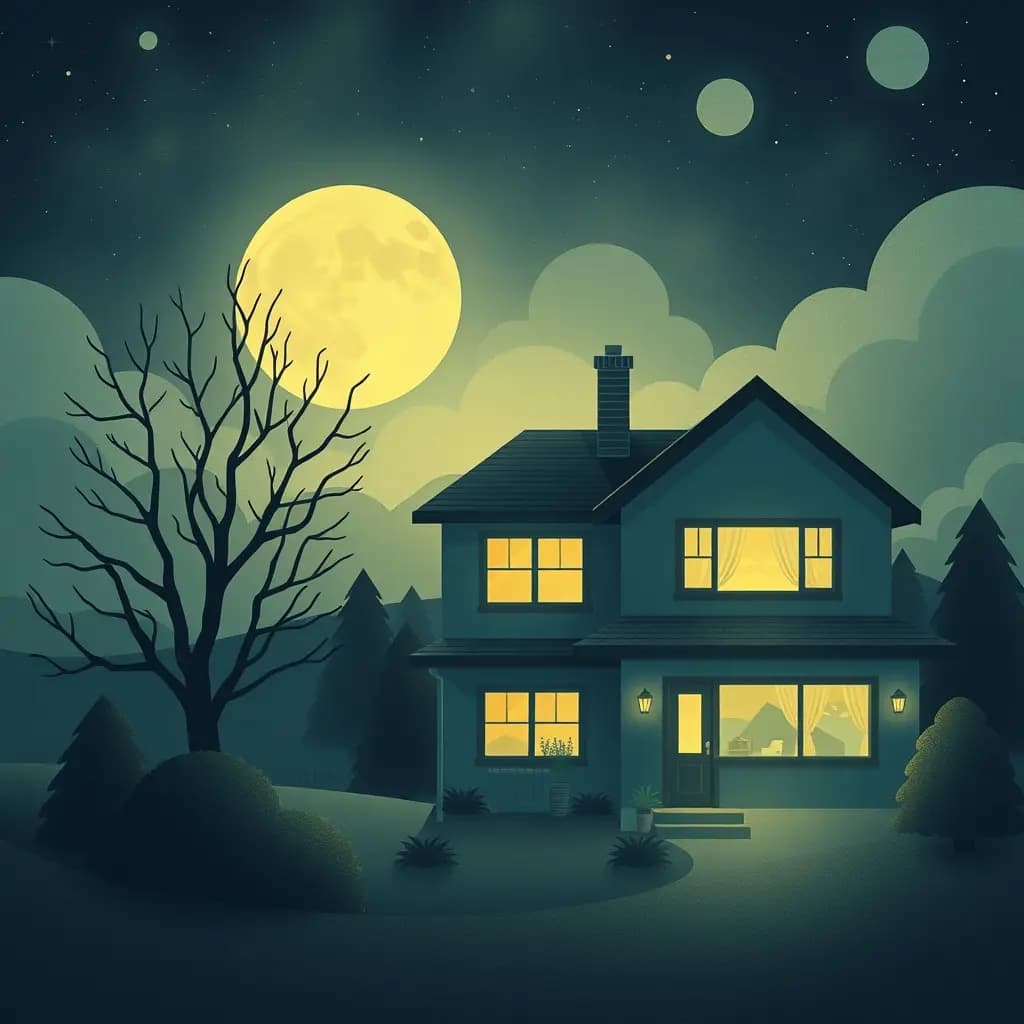 Dream illustration: House address keeps changing