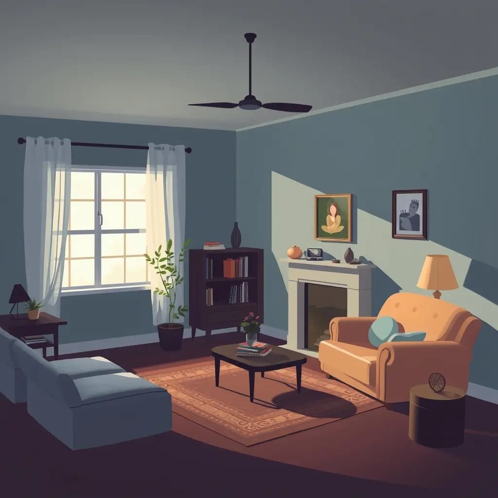 Dream illustration: House Furnished for a Different Decade