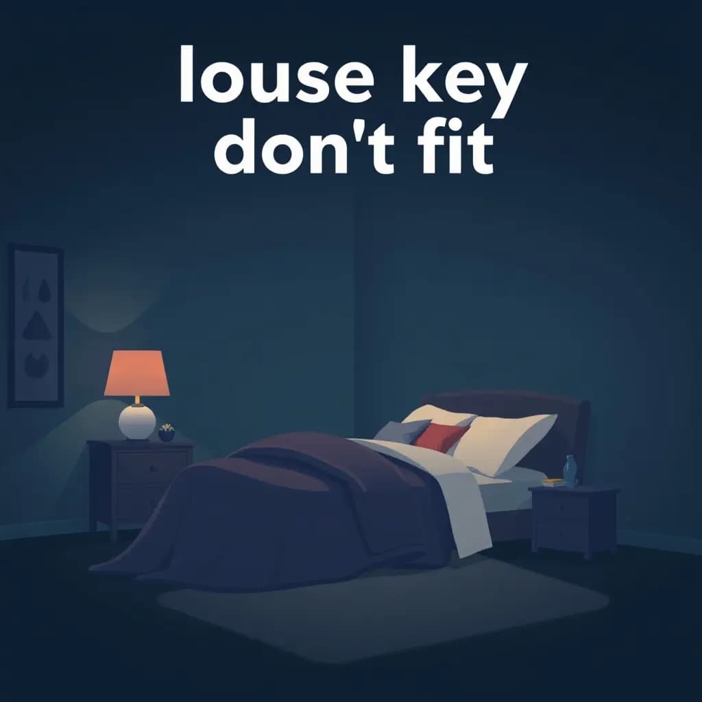 Dream illustration: House keys don't fit