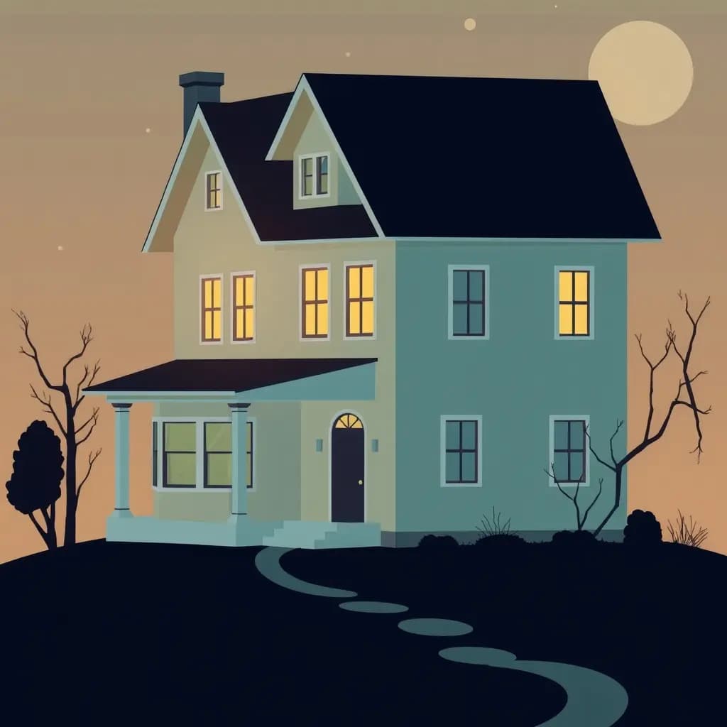 Dream illustration: House That Keeps Changing Shape