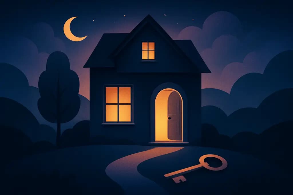 Dream illustration: House