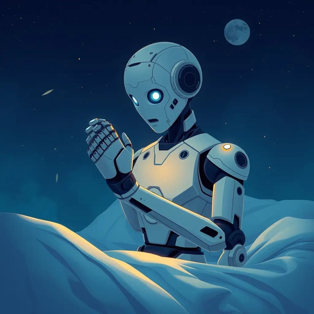 Dream illustration: Humanoid robot refuses tasks