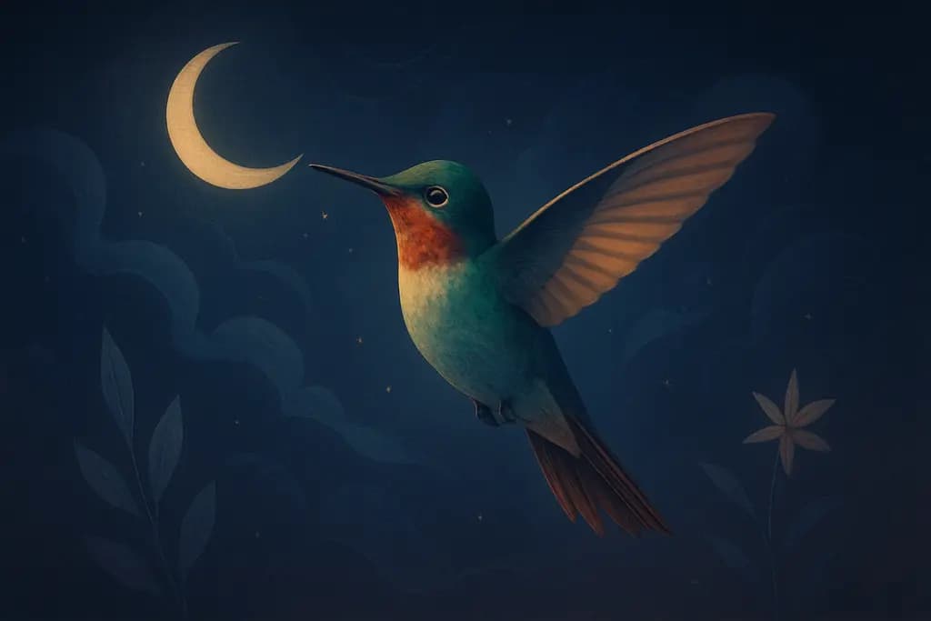 Dream illustration: Hummingbirds