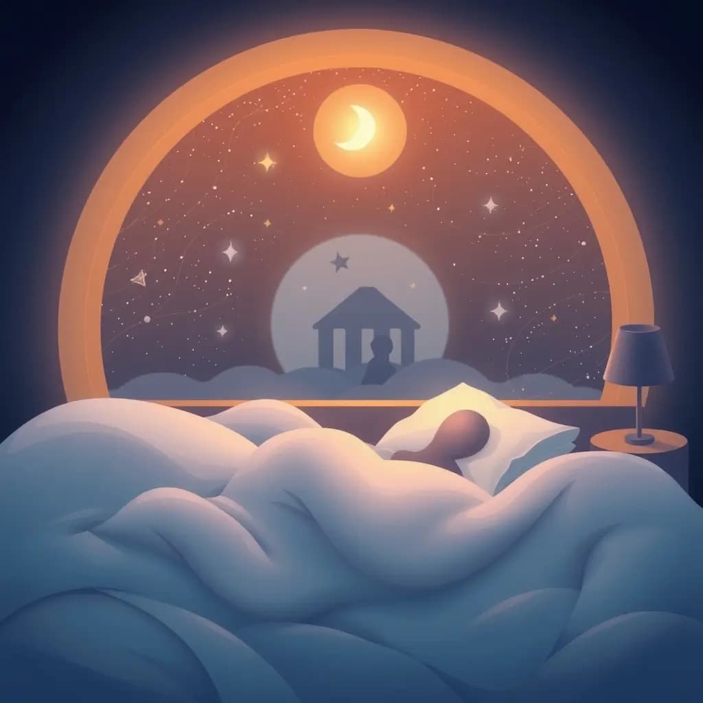 Dream illustration: Hypnagogic images repeat