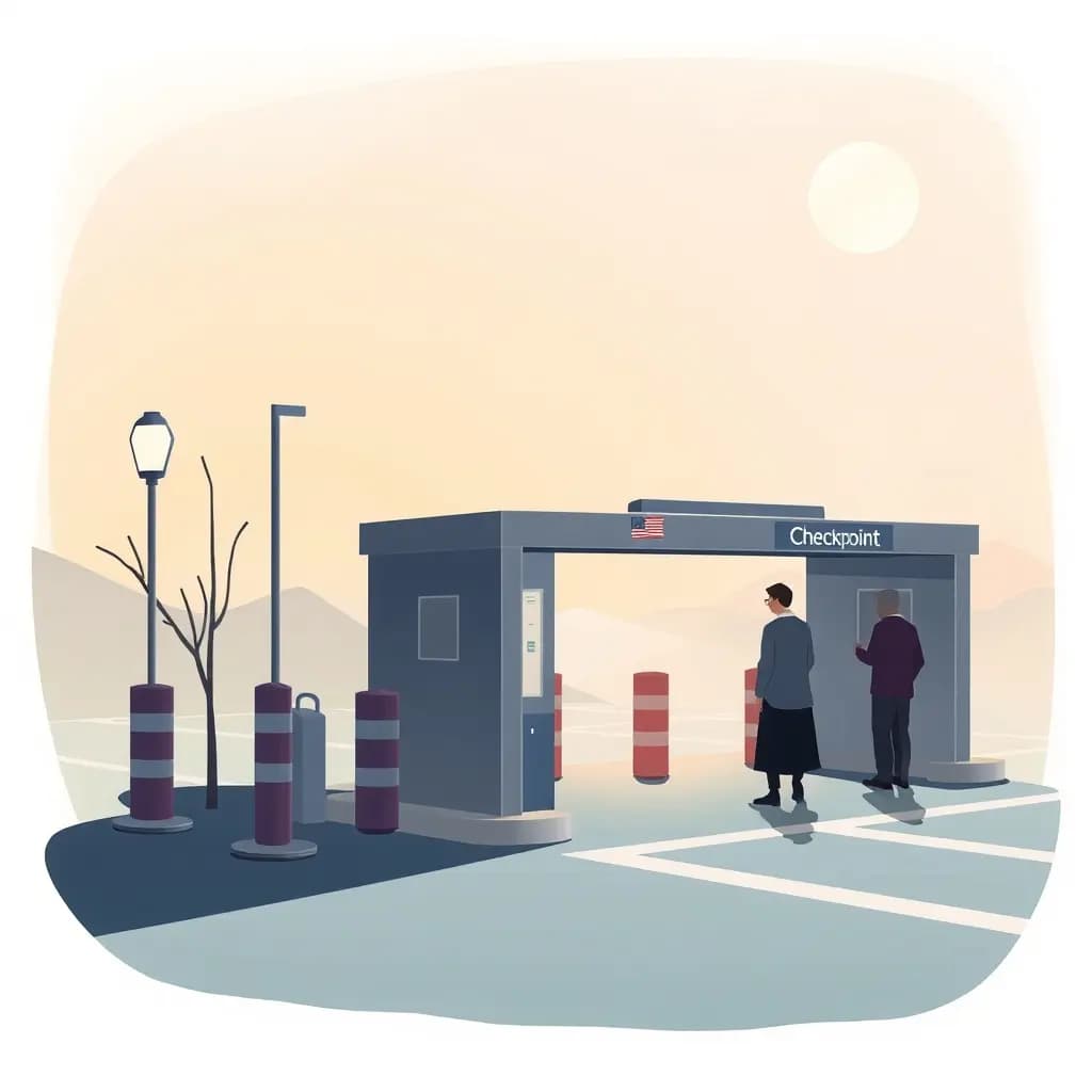 Dream illustration: Immigration Checkpoint