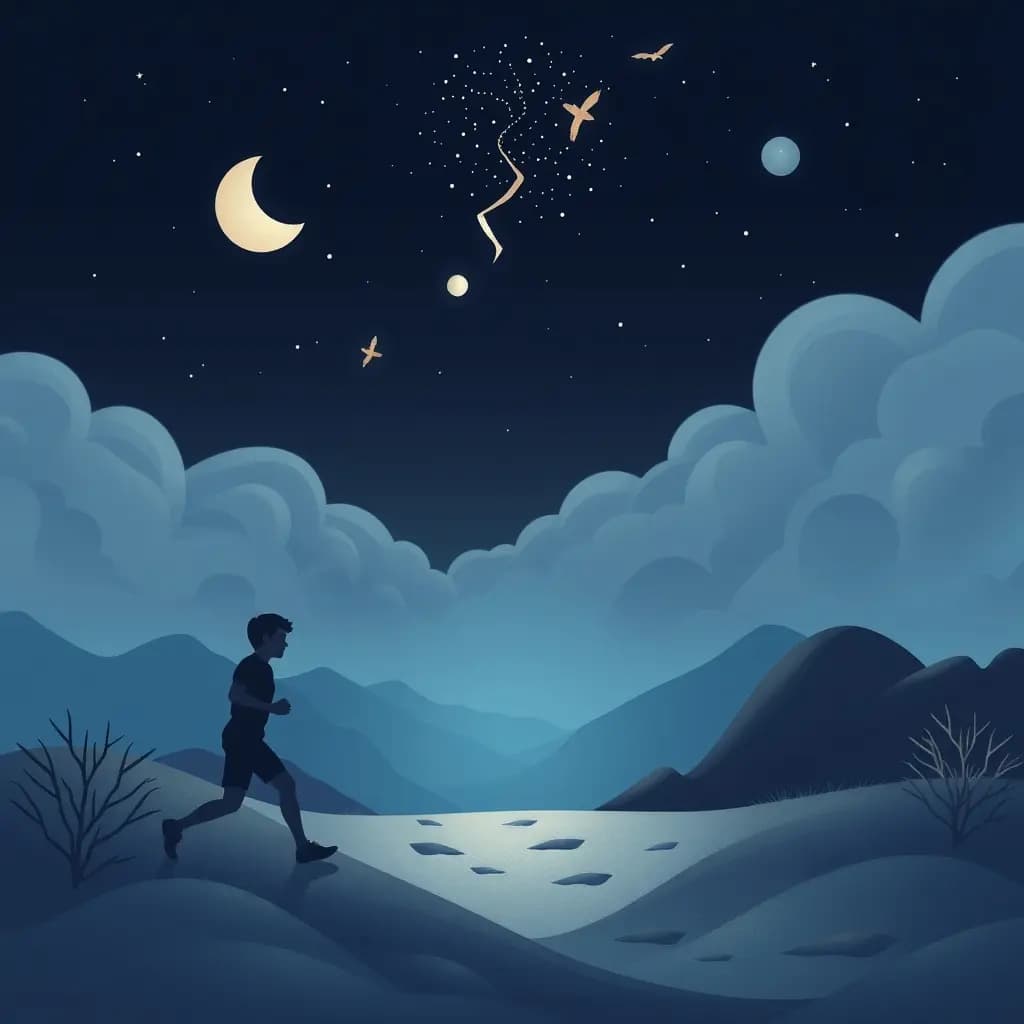 Dream illustration: Inability to run or move